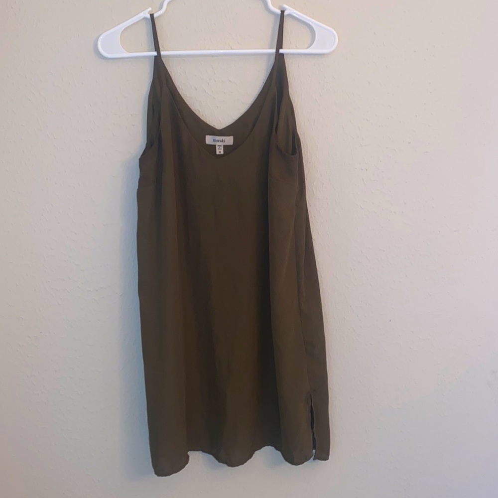 Meraki Olive tunic / dress Sz M